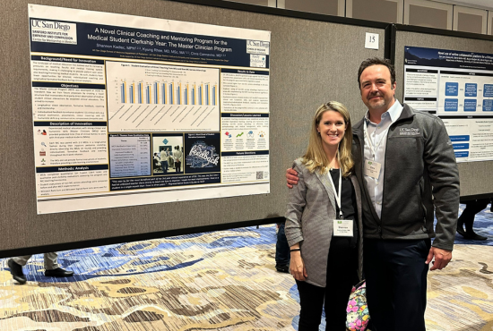 photo of chris and shannon at poster session